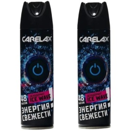 Carelax Дез.спрей муж.150мл Ice wave