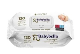BABYBELLA Влажн.салфет. 120шт  Детские Белый