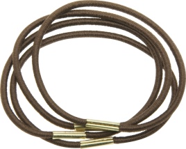 DEWAL B DBR3  Резинки д/волос, корич,midi (8шт)