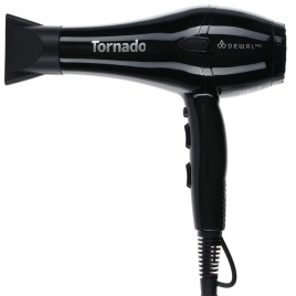 DEWAL 03-8010 Black Фен PRO TORNADOO. 2300Вт,иониз.,2 насад.
