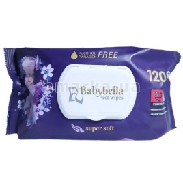 BABYBELLA Влажн.салфет. 120шт  La Bella Фиолет