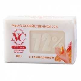 Мыло хоз. 72%с глицерином 180 г