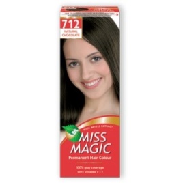 Гель-краска д/вол Miss Magic №712 натуральный шоколад