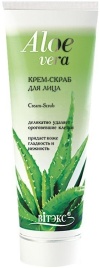 Вит. ALOE VERA Крем-скраб д/лица 100мл