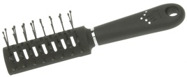 DEWAL B DBН2352 Расческа продув.,прямоуг.,пласт.штифт.мини 18см Шарм 