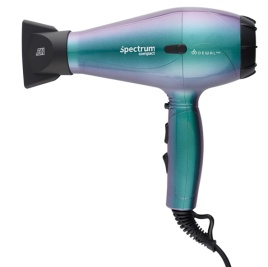 DEWAL 03-109 Chameleon Фен SPECTRUM 2100Вт,бирюз/хамел., иониз.,2 насад.,пров.2,8м,600гр,19см