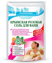 Соль д/ванн Крымская роз.Антицел.500г+30