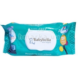BABYBELLA Влажн.салфет. 120шт  Fresh Бирюза