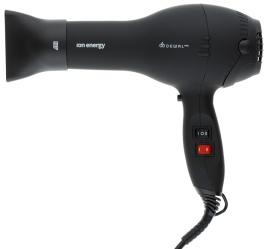 DEWAL 03-8800 Black Фен PRO ION ENERDGY 2000Вт,2 насад., провод 3м,, вес700гр