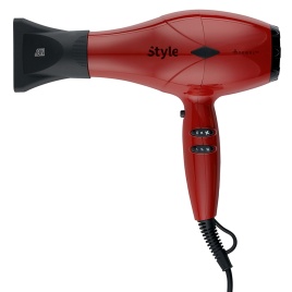 DEWAL 03-111 Red Фен PRO STYLE красный,2000Вт,диффуз.,2 насад.