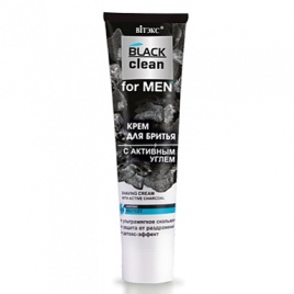 NEW BLACK CLEAN FM  Крем д/бр 100мл смягч. с углем