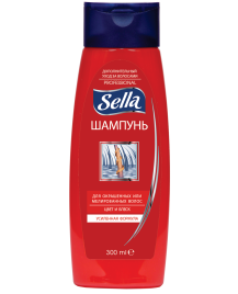 SELLA Ш-нь д/окр/в Цвет и блеск 300мл.