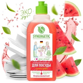 SYNERGETIC Ср-во д посуды Арбуз 500 мл