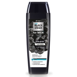 NEW BLACK CLEAN FM Гель-душ д/в/тела/бороды 400мл увл.