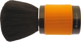 DEWAL NB001Orange Кисть-сметка настольная ручка-пластик прорезин.натур.щет.