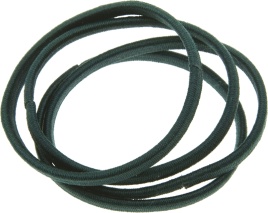 DEWAL B DBR10 Резинки д/волос, графит плоские, midi (8шт)