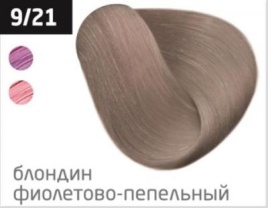 OLLIN Крем-кр д/в 100мл 9/21 блонд. фиолет-пепел