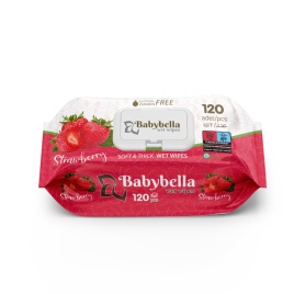 BABYBELLA Влажн.салфет. 120шт  Клубника