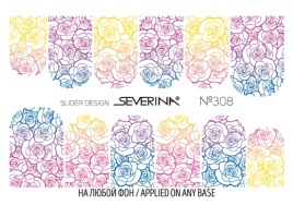 S-A Слайдер-дизайн водные на весь ноготь №308