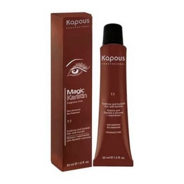 Kapous MAGIC KERATIN Краска д/бровей и ресниц коричн.30мл