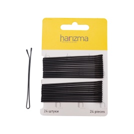 HAR 10539-15 Невидимки прямые черн. 70мм 24шт.