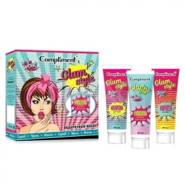 ПН №1610 Compl Glam Style (скраб д/л 80+кр д/л 80+маска д/л 80)