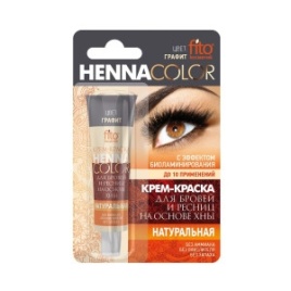 Henna Color Кр-кр д/бровей 5мл Графит