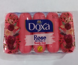 DOXA Мыло туалет.экопак 5х55г Роза