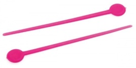 EUR/ 00649 Шпильки д/бигуди 36шт. малинов.АКЦИЯ+