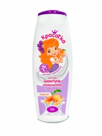 IRISКРАСОТКА Дет. ШАМПУНЬ - конд.  д/в Персик 400мл.