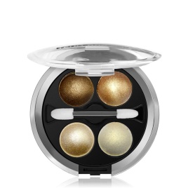 БЕЛ ДИЗ Тени д/век "Delicate" тон 41 4шт золотые