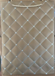 Сумка ламин.31х43 GIFT BAG золото.(10)