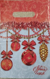 Пакет с вруб.ручк.20х30 Феерия (100)