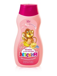 IRIS 3+ Ш-нь-гель 2в1 дет.300мл Ароматный банан