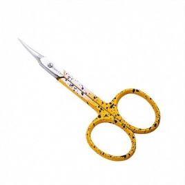 СС  С-317 Ножницы для кутикулы желтые изогнутые