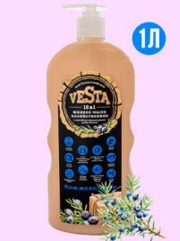 Веста Мыло жидк.хоз.10в1 1000мл 72% Можжевел.