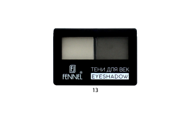 FL-2087 Тени д/век 2цв.№13 стальной,черный