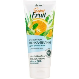 Вит SFruit Пенка-пилинг д/умыв.матча/апельс/кисл.200мл