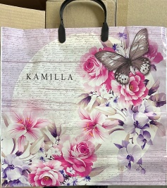 Пакет с пласт.ручк.малый 34*36 КАМИЛЛА (10)