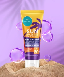 Фито BioCosm PROF Крем солнцезащ. гиалур. д/лица Омолаж.SPF50+ 50мл