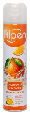 ALPEN Освежитель воздуха 300мл Солнечный апельсин фото 1
